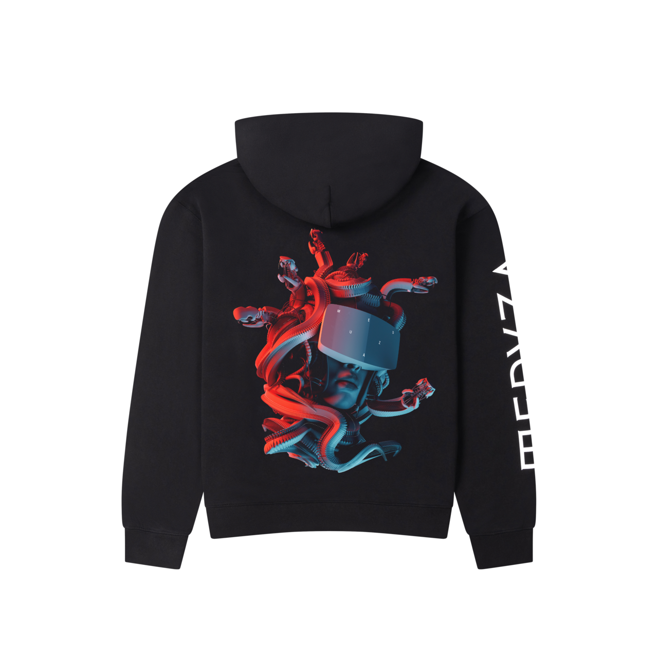 Meduza - Logo Sleeve Hoodie With Back Print